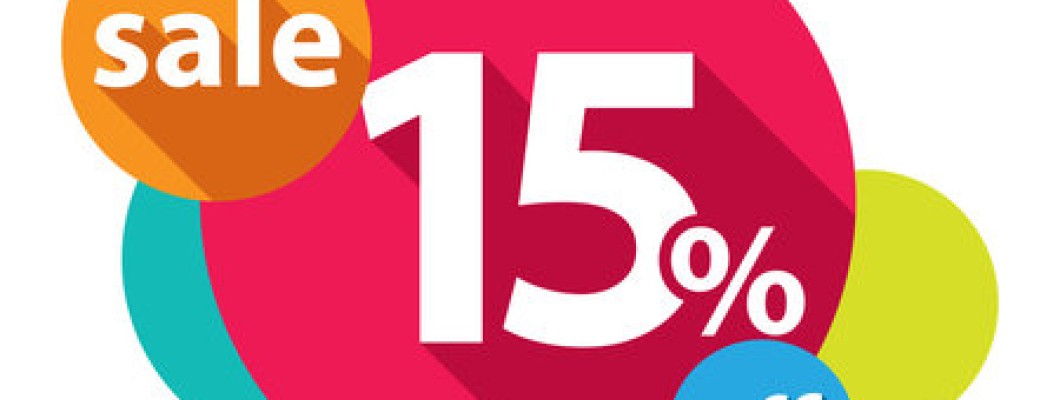 15% discount on all products all February!